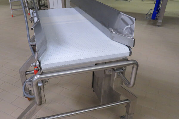 Chain plate conveyor belts for food